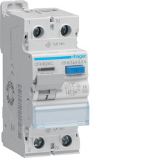 Пристрій захисного відключення (ПЗВ) 2P 10kA 25A 300mA A-Hi