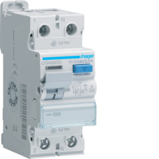 Пристрій захисного відключення (ПЗВ) 2P 10kA 63A 500mA A