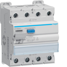 Пристрій захисного відключення (ПЗВ) 4P 10kA 125A 300mA A-Hi