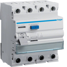 Пристрій захисного відключення (ПЗВ) 4P 6kA 40A 300mA A