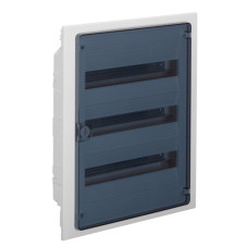 Щит в/у з  прозорими дверцятами, 54 мод. (3х18), GOLF