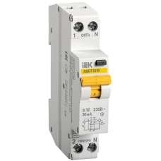 Автоматичний вимикач диференціального струму АВДТ32М С32 30мА IEK