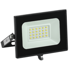 Прожектор СДО 06-20 світлодіодний чорний IP65 4000 K IEK