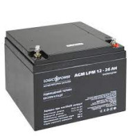Аккумулятор кислотный AGM LogicPower LPM 12 – 26 AH, арт. LP16109