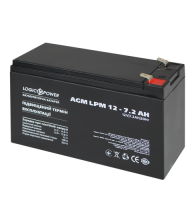 Аккумулятор кислотный AGM LogicPower LPM 12 – 7,2 AH