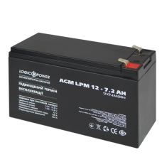 Аккумулятор кислотный AGM LogicPower LPM 12 – 7,2 AH