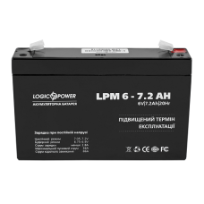 Акумулятор AGM LogicPower LPM 6-7,2 AH