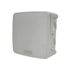 Коробка монтажна для відкритого встановлення 75х75х48 мм (зовн. 90х90х51 мм) IP54 сіра UEC