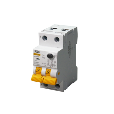 Автомат дифференциальной защиты SB-R9NE 2P C 10A 10mA Тип AC 6kA UEC