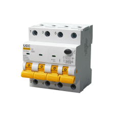 Автомат дифференциальной защиты SB-R9NE 4P C 06A 10mA Тип AC 6kA UEC