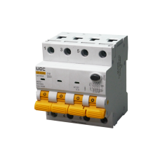 Автомат диференційного захисту SB-R9NE 4P C 10A  10mA Tип AC  6kA UEC