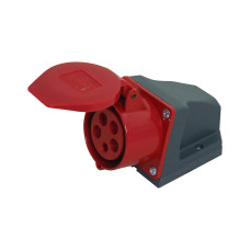 Розетка 115 стаціонарна 3Р+РЕ+N 16А 380В IP44 UEC