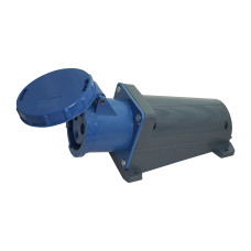 Розетка 133 стаціонарна 2Р+РЕ 63А 220В IP67 UEC