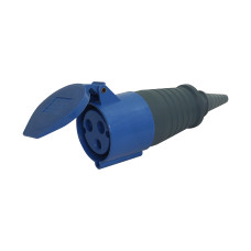 Розетка 223 переносна 2Р+РЕ 32А 220В IP44 UEC