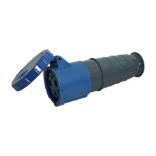 Розетка 233 переносна 2Р+РЕ 63А 220В IP67 UEC