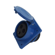 Розетка 423 прихована 2Р+PЕ 32А 220В IP44 UEC