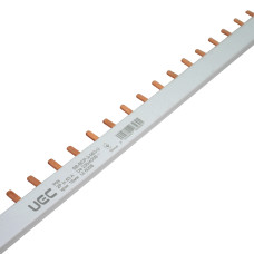 Шина з'єднувальна PIN (штир) 2P 63А довжина 1м UEC