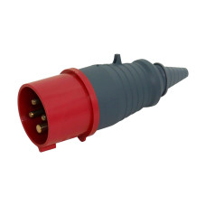 Вилка 014 переносная 3Р+РЭ 16А 380В IP44 UEC