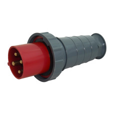 Вилка 034 переносная 3Р+РЭ 63А 380В IP67 UEC