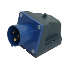 Вилка 513 стационарная 2Р+РЭ 16А 220В IP44 UEC