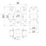 VCTA132300X05 Трансформатор тока разъемный 23х33 300/5А (0.5=2.5VA)