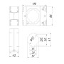 VCTB861600Y05 Трансформатор струму високоточний 61х12.5 600/5А (0.5S=5VA)