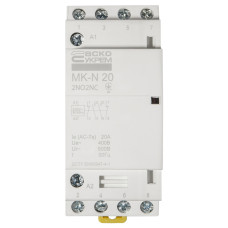 Модульный контактор MK-N 4P 20A 2NO2NC 220V