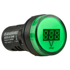 Цифровой измеритель напряжения AD22-22DVM AC 80-500В (зеленый)