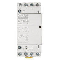 Модульный контактор MK-N 4P 25A 4NO 220V