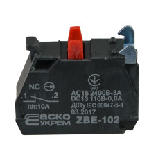 ZBE-102 N/C Контакт для кнопок TB5