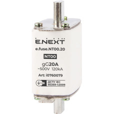 Запобіжник плавкий e.fuse.NT00.20, габарит 00, 20А