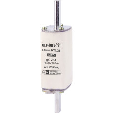 Запобіжник плавкий e.fuse.NT0.25, габарит 0, 25А