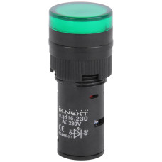 Арматура светосигнальная e.ad16.230.green Ø16мм 230В АС зеленая