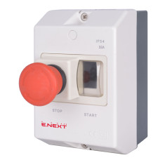 Корпус пластиковий e.mp.pro.box IP54 з кнопкою 