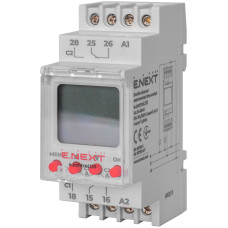 Реле часу астрономічне двоканальне e.control.t10