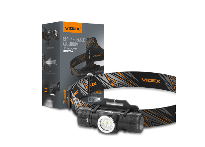 Налобний світлодіодний ліхтарик VIDEX VLF-H065A 1200Lm 5000K