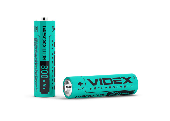 Аккумулятор Videx литий-ионный 14500 (без защиты) 800mAh bulk/1шт