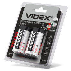 Аккумуляторы Videx HR20/D 7500mAh double blister/2шт