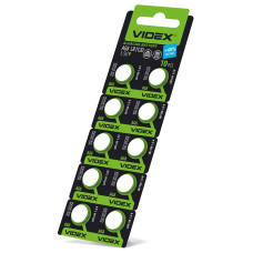 Батарейка часовая Videx AG 8/LR1120 BLISTER CARD 10 шт