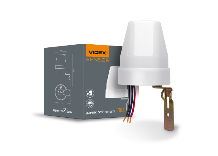 Датчик освітленості VIDEX VL-SN02 10A 220V фотометричний