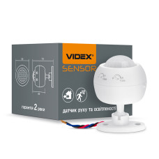 Датчик движения и освещенности VIDEX VL-SPS27W 220V 1200W инфракрасный
