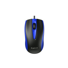 Дротова миша HAVIT HV-MS871 USB Blue (1200 DPI, 3 кл)