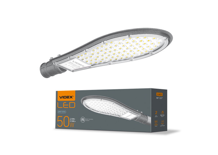 LED ліхтар вуличний VIDEX  IP65 50W 5000K VL-SLE15-506