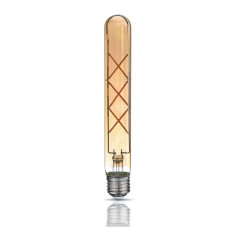 LED лампа TITANUM  Filament T30 6W E27 2200K бронза