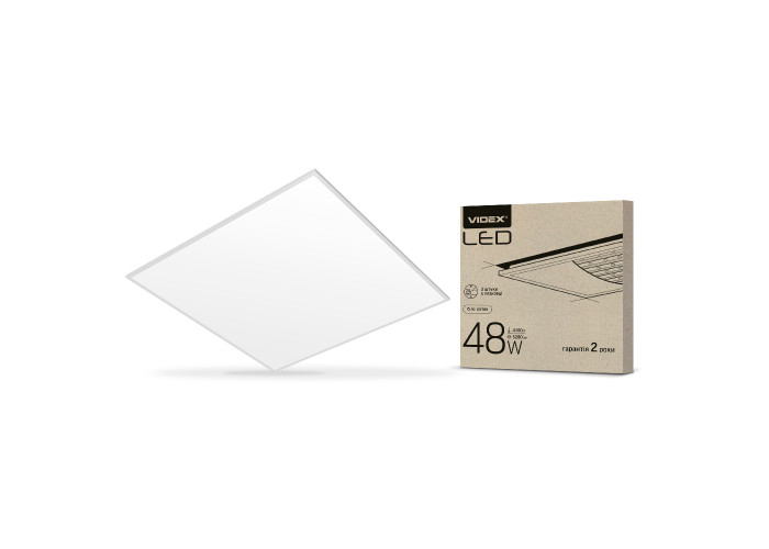 LED панель VIDEX 48W 4100K матовая 2шт/упак