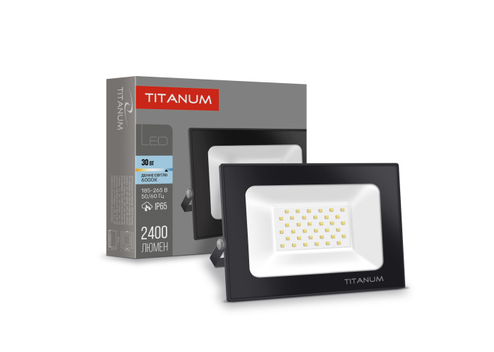 LED прожектор TITANUM TLF306 30W 6000K