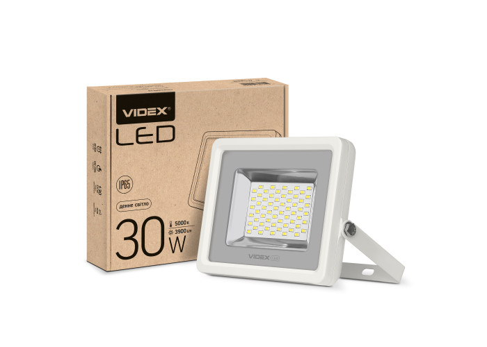 LED прожектор VIDEX PREMIUM 30W 5000K 220V White