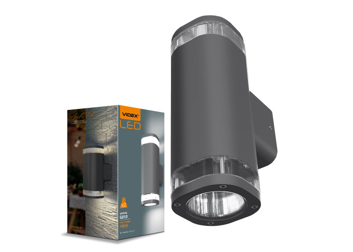 LED Світильник архітектурний AR072G IP54 VIDEX GU10x2