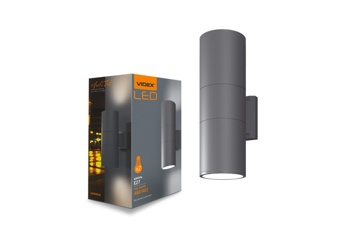LED Світильник архітектурний AR082G IP54 VIDEX E27x2