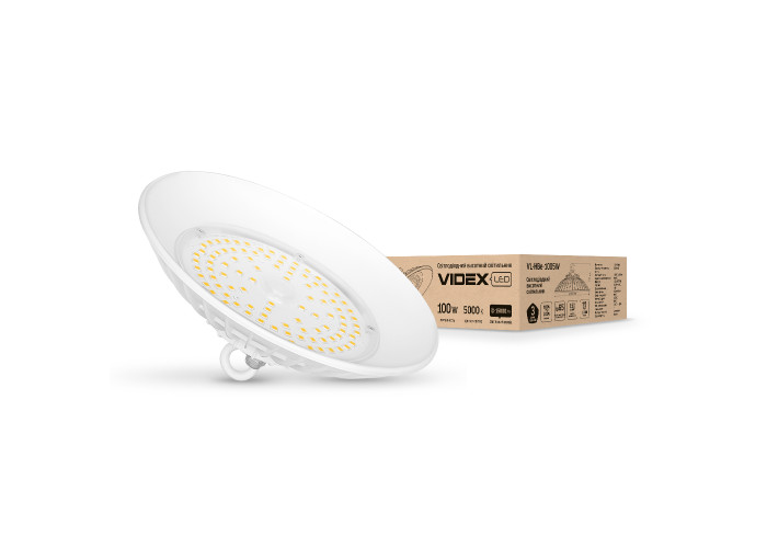 LED висотний світильник ХайБей VIDEX 100W 5000K білий